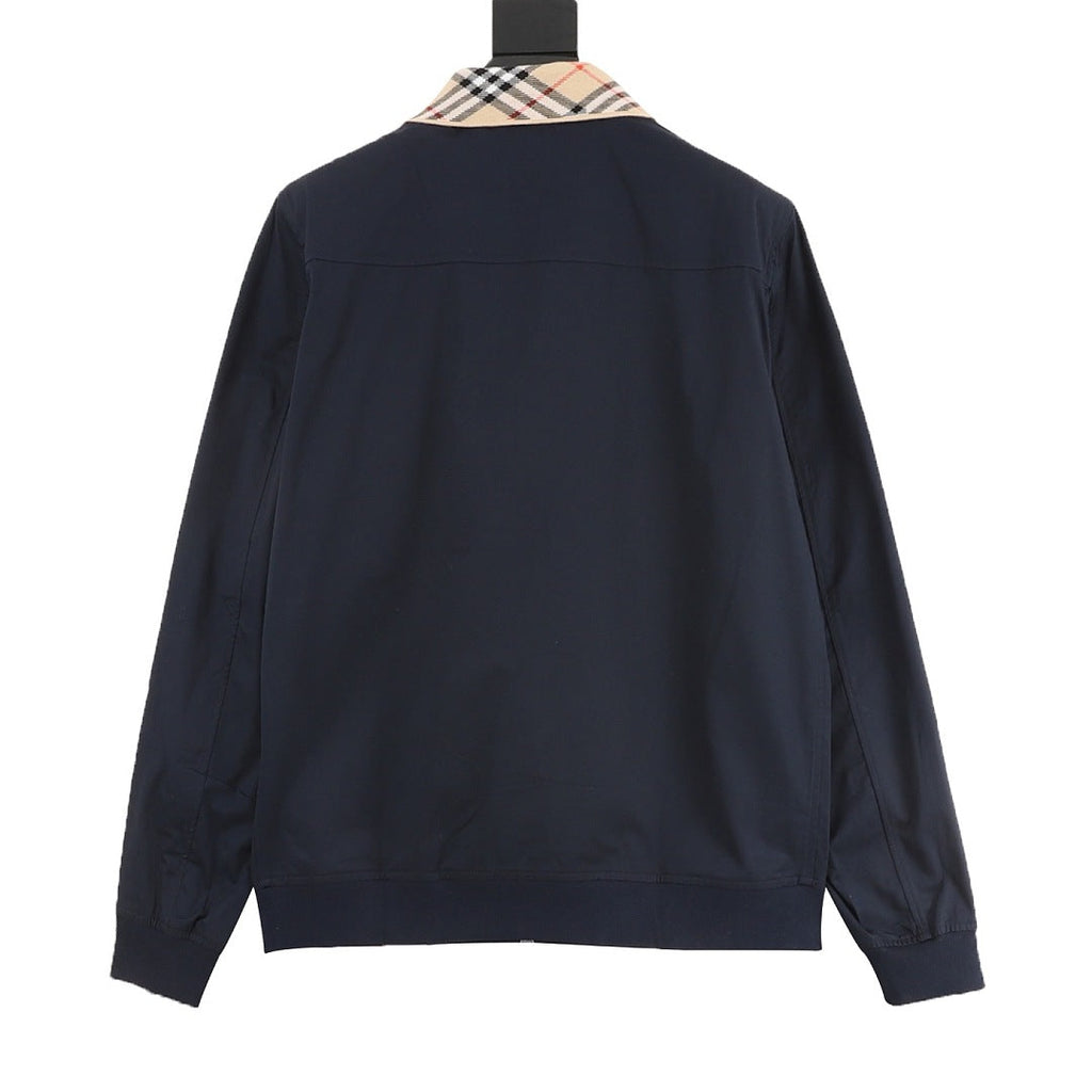 BURBERRY BBR Two-Tone Check Lapel Jacket