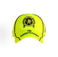 Balenciaga Racing Crest Embroidered Baseball Cap Unisex Neon Yellow